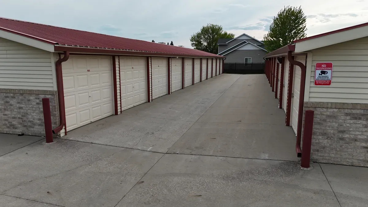Storage units with roll up doors
